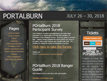 Tablet Screenshot of portalburn.org
